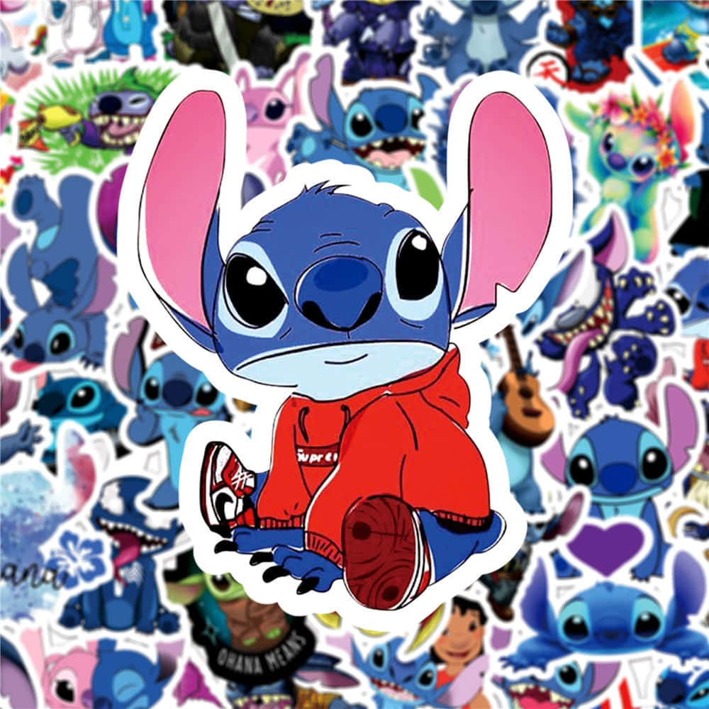 A Fun And Colorful Cartoon Collage Background