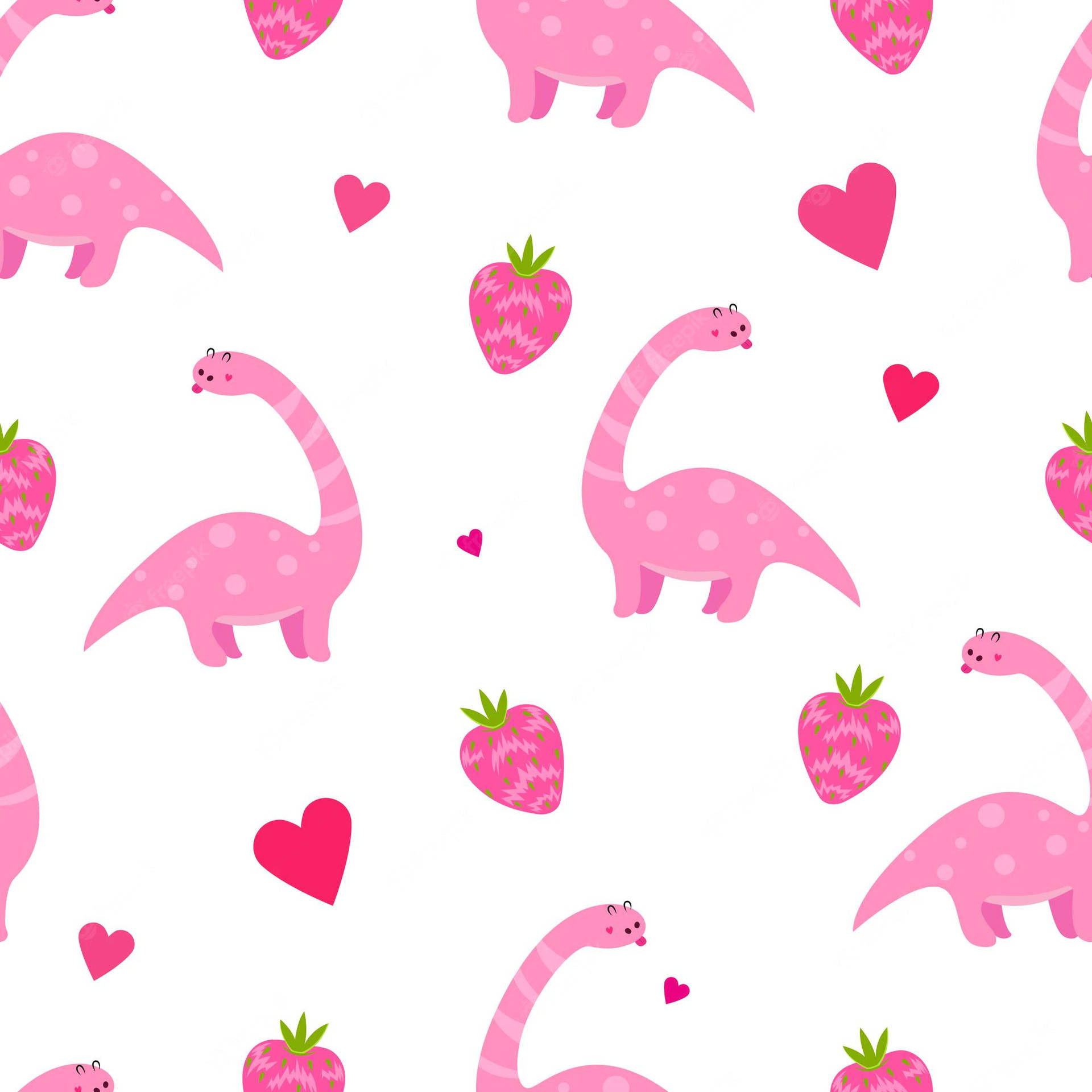 A Fun And Cute Dinosaur Pattern! Background