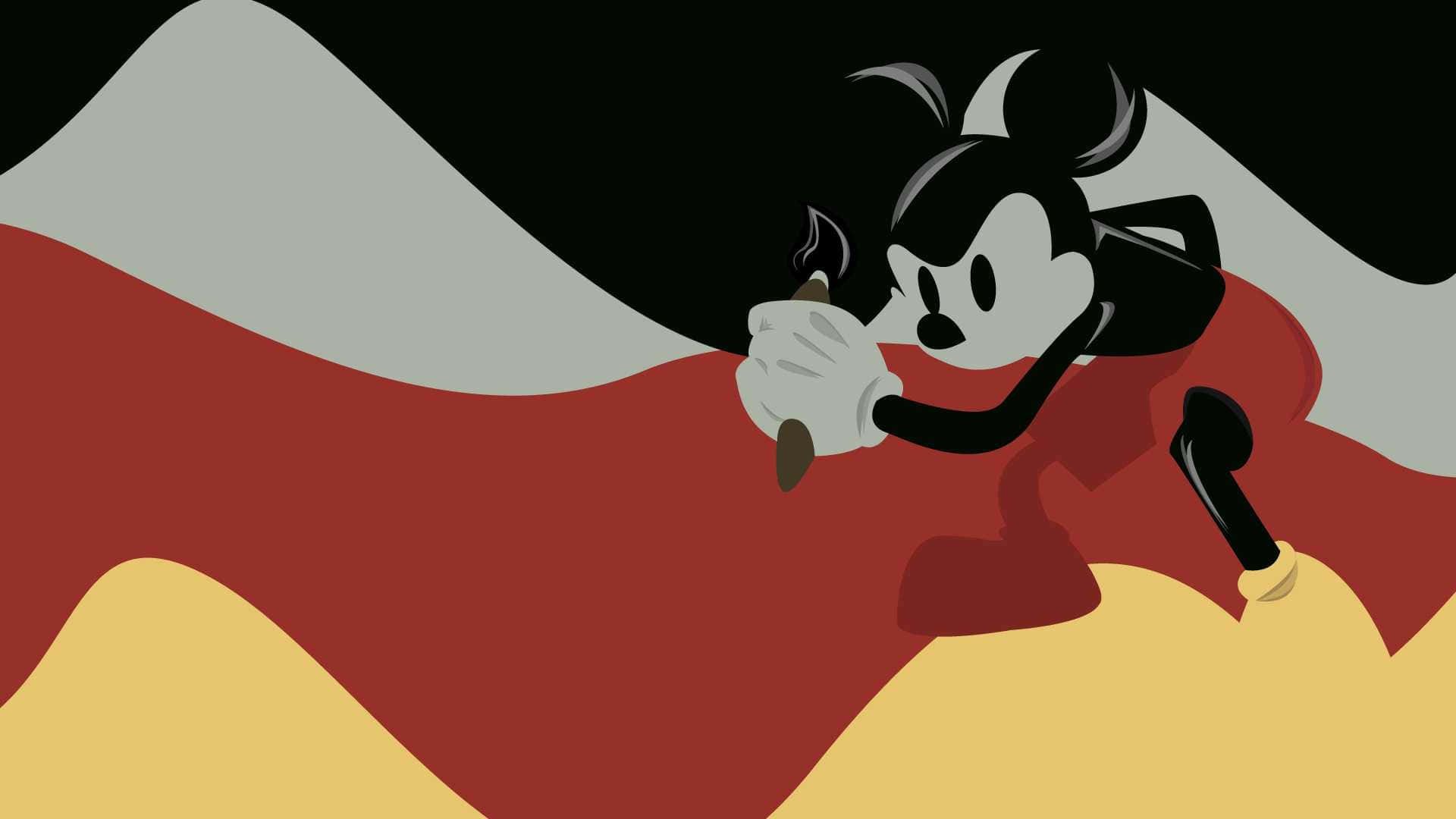 'a Fun Desktop Wallpaper Of Mickey Mouse!'