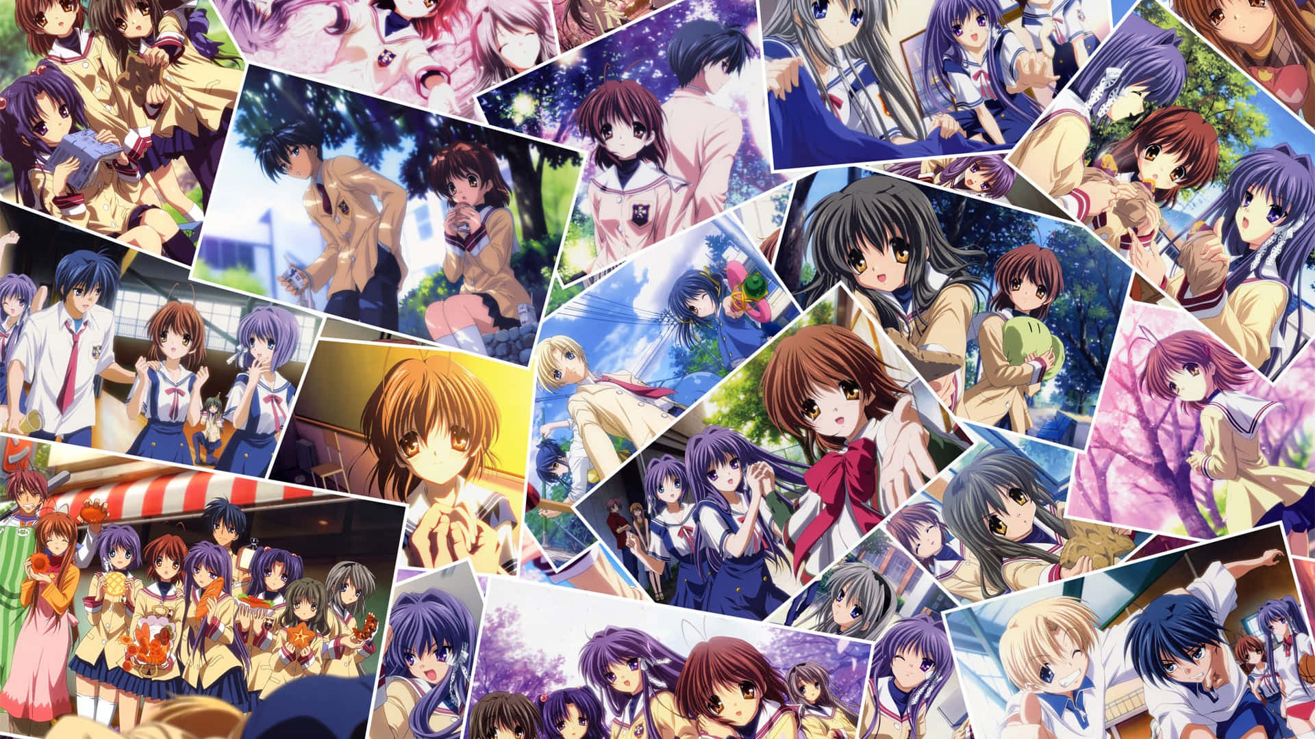 A Fusion Of Your Favorite Anime Characters Background