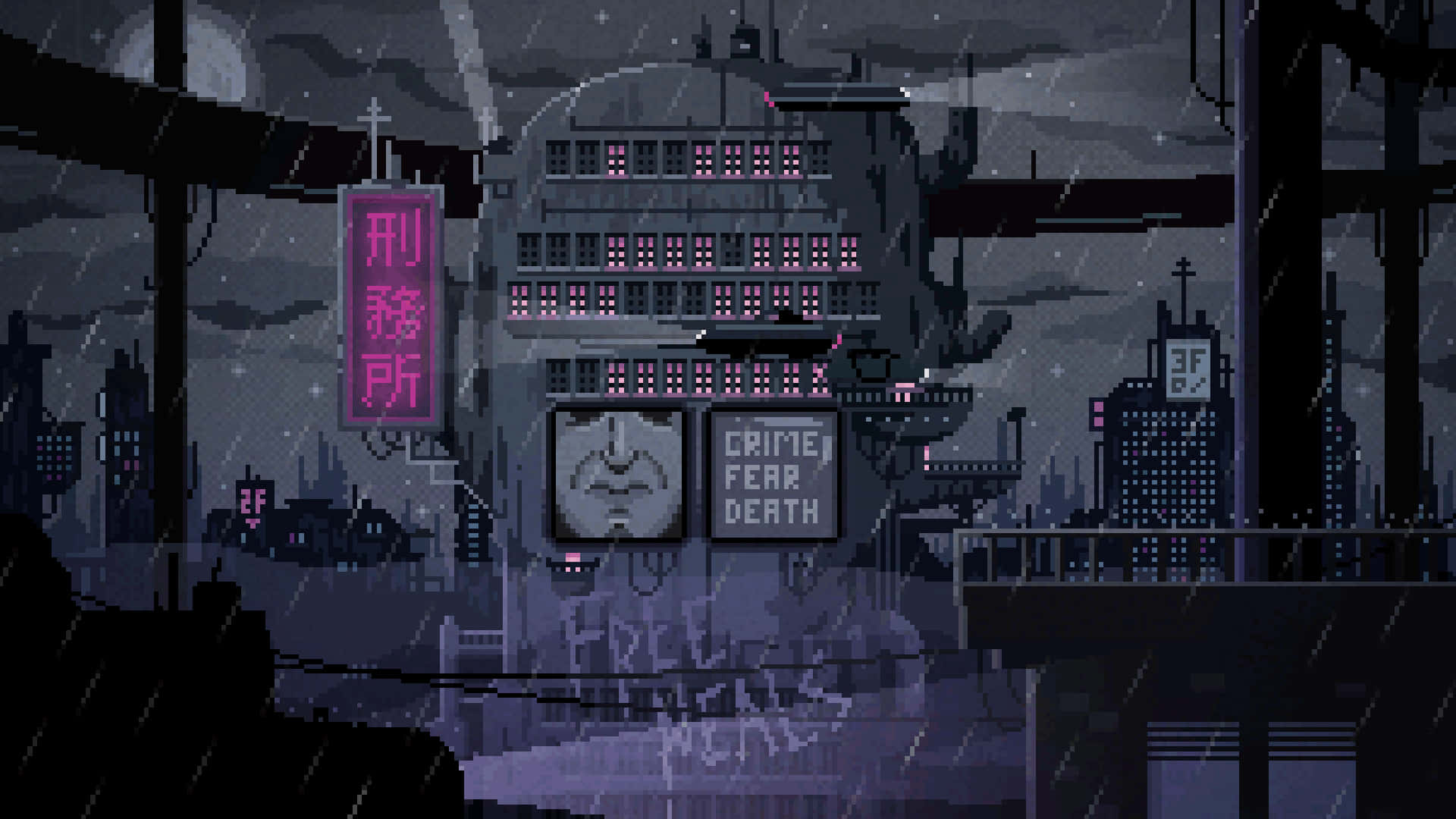 A Futuristic Cyberpunk Dream Background