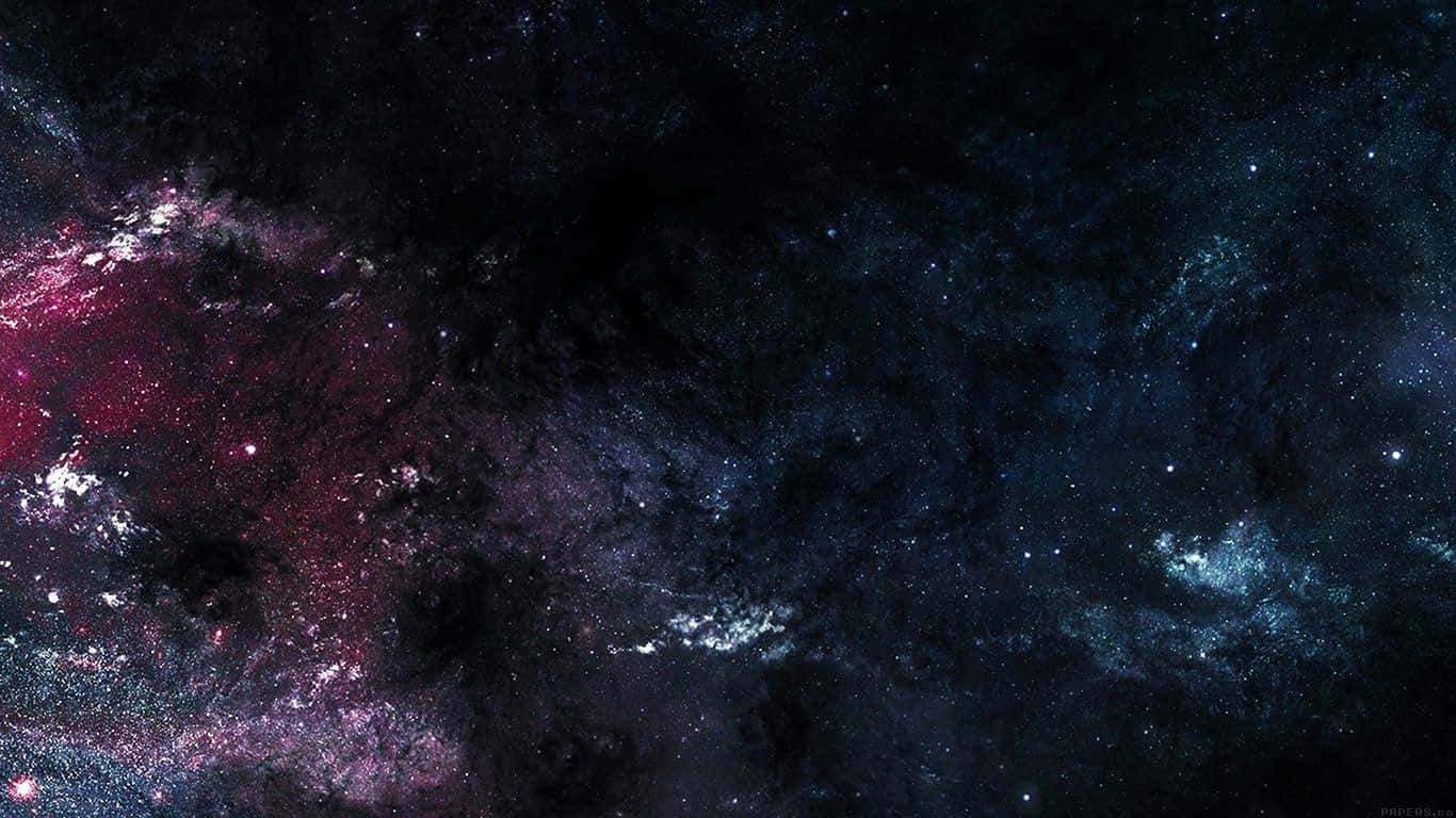 A Galaxy With Stars And Nebulas Background