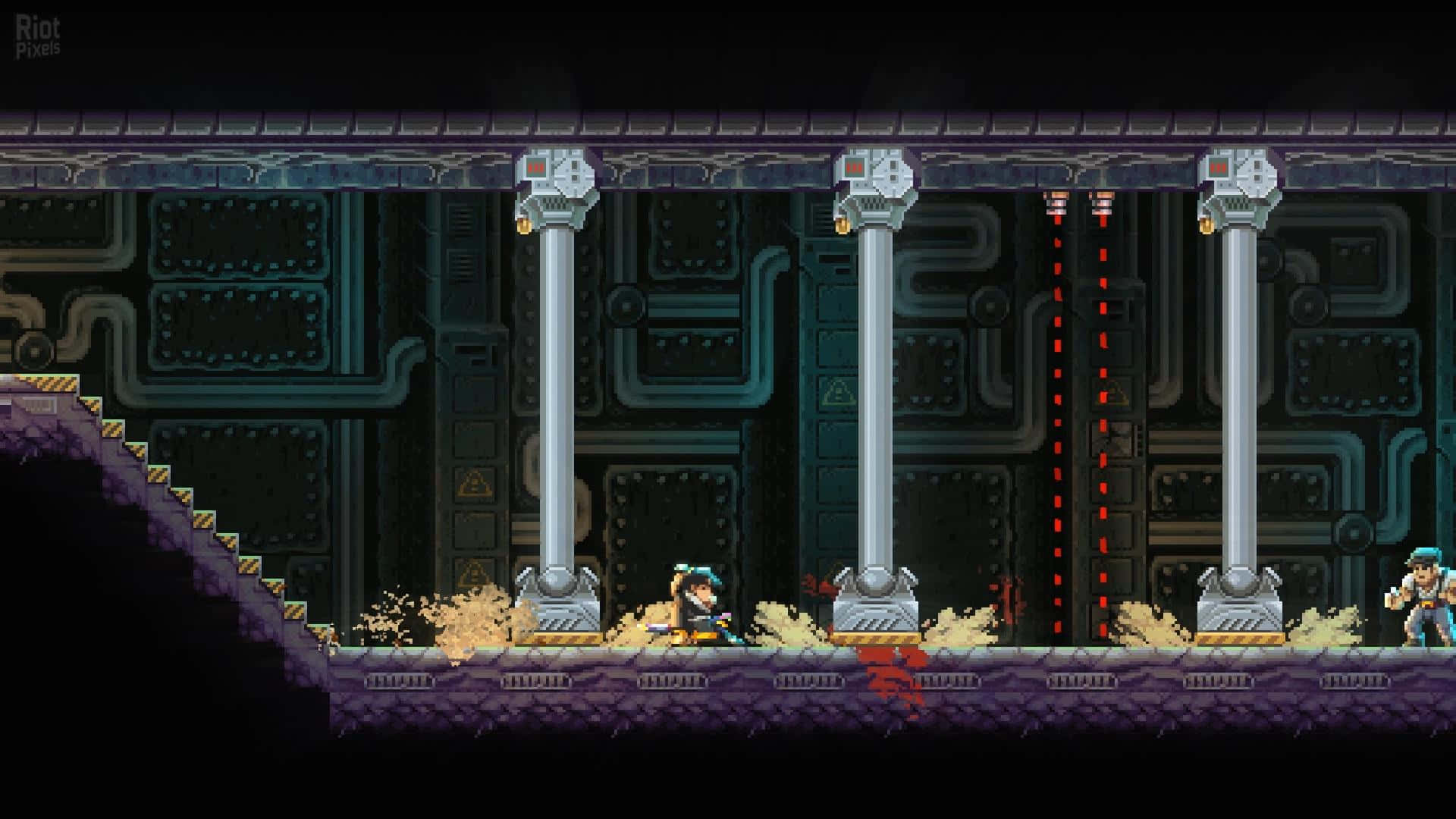 A Game With A Man And A Woman In A Dark Room Background