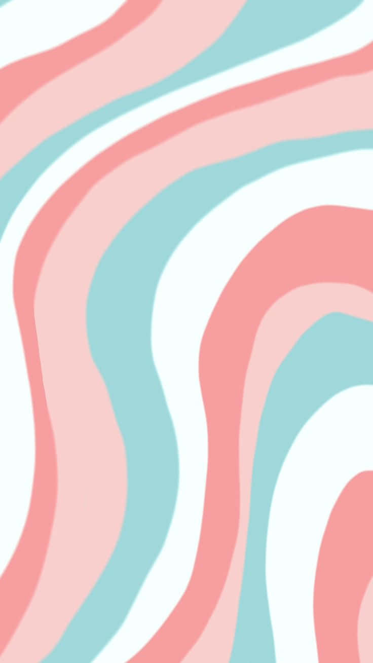 A Gentle Rainbow Of Pastel Colors. Background
