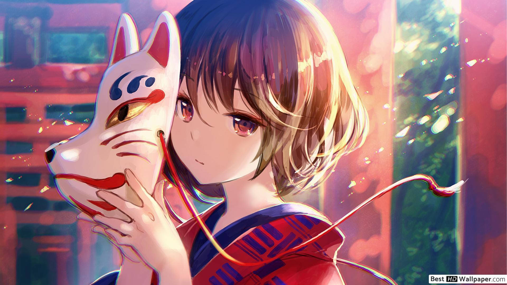 A Girl Holding A Koi Cat In Her Hands