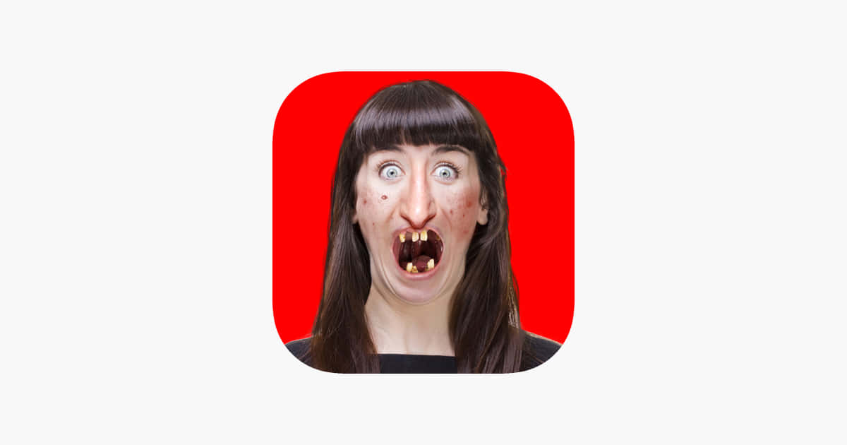 A Girl Showcasing Her Playful Side By Making A Funny Face Background