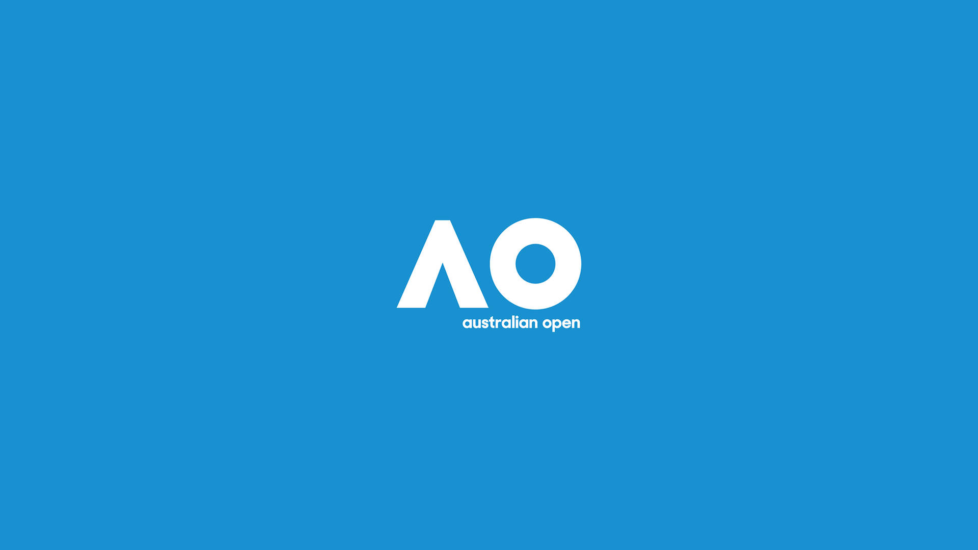 A Glance At The Australian Open - Minimalistic Infusion Of Blue Background