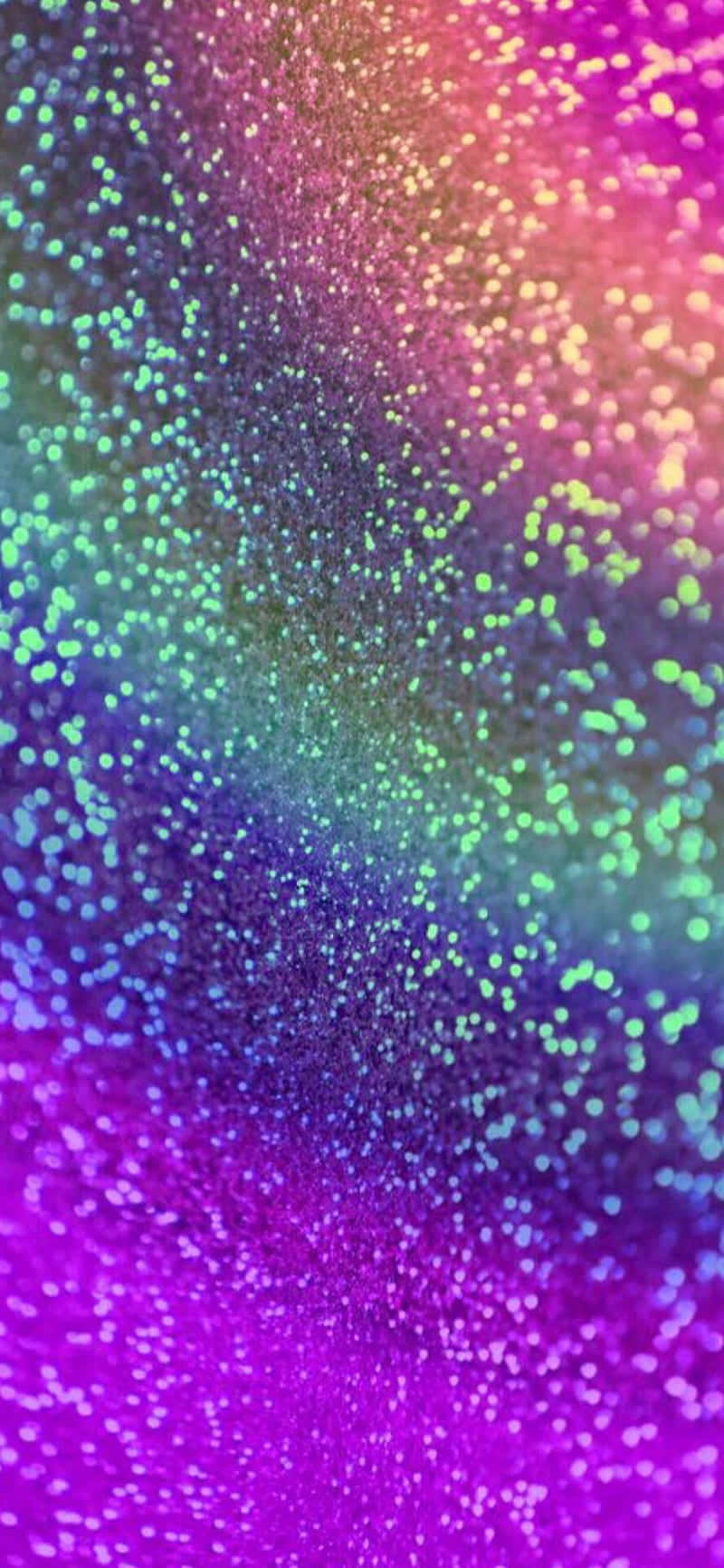 A Glimpse Of The Perfectly Irredescent Rainbow Glitter Background