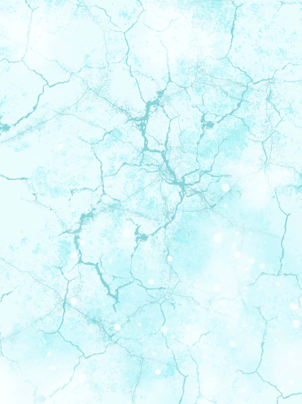 A Glowing Cosmic Marble Of Light Blue Background