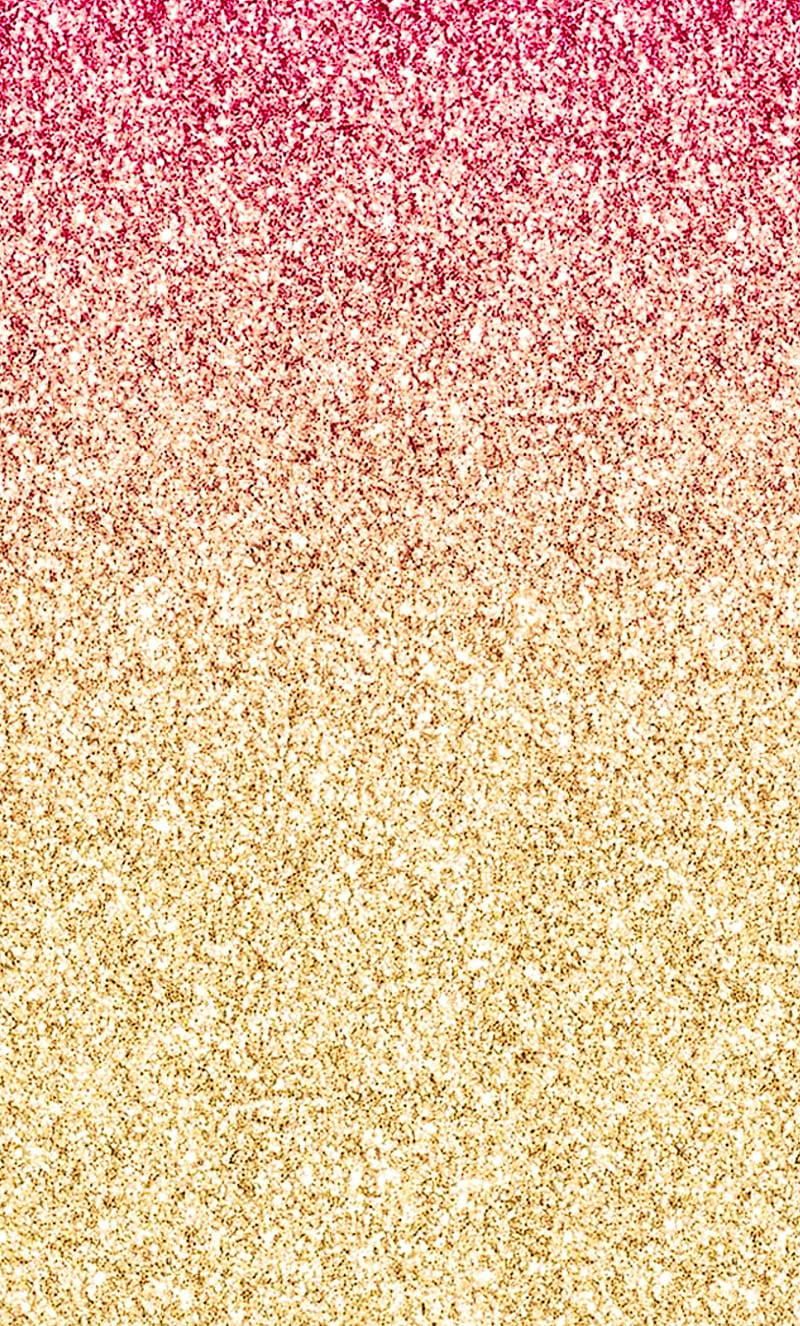 A Gold And Pink Glitter Background Background