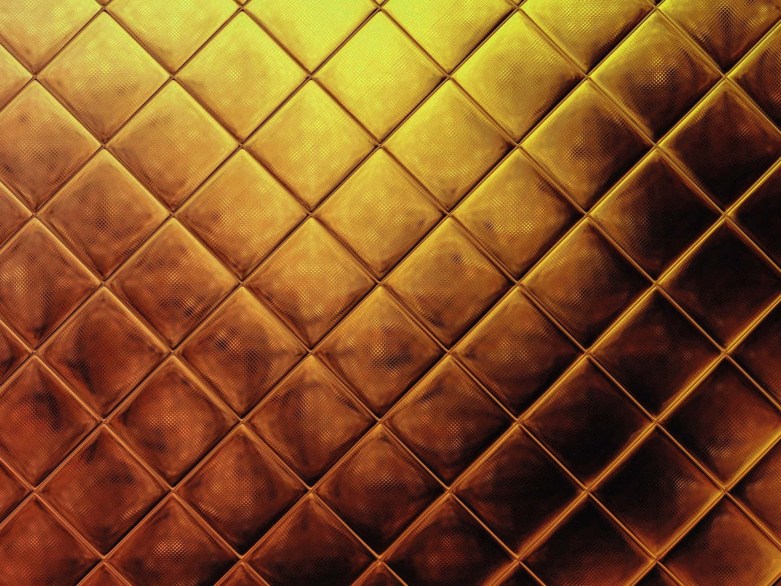 A Gold And Yellow Background With A Diamond Pattern Background