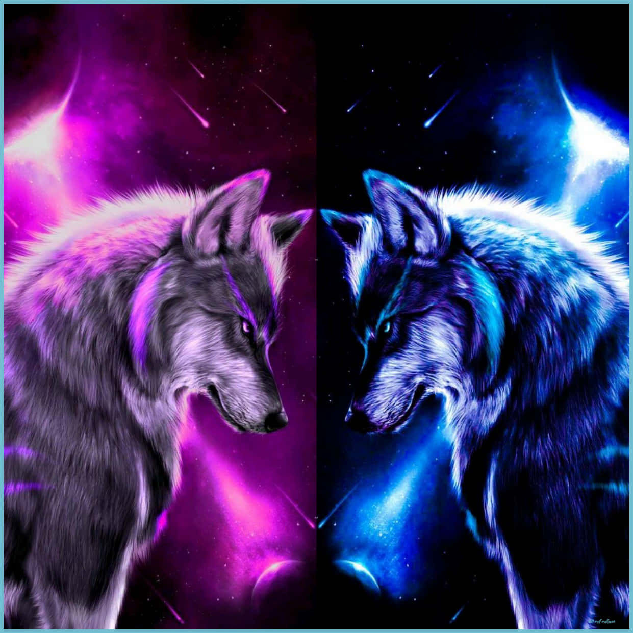 A Gorgeous, Close-up Look Of A Majestic Grey Wolf Background