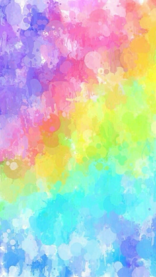 A Gradient Of Soft Pastel Colors Transition Into One Another In A Gradient, Blurring The Line Between Each Hue. Background