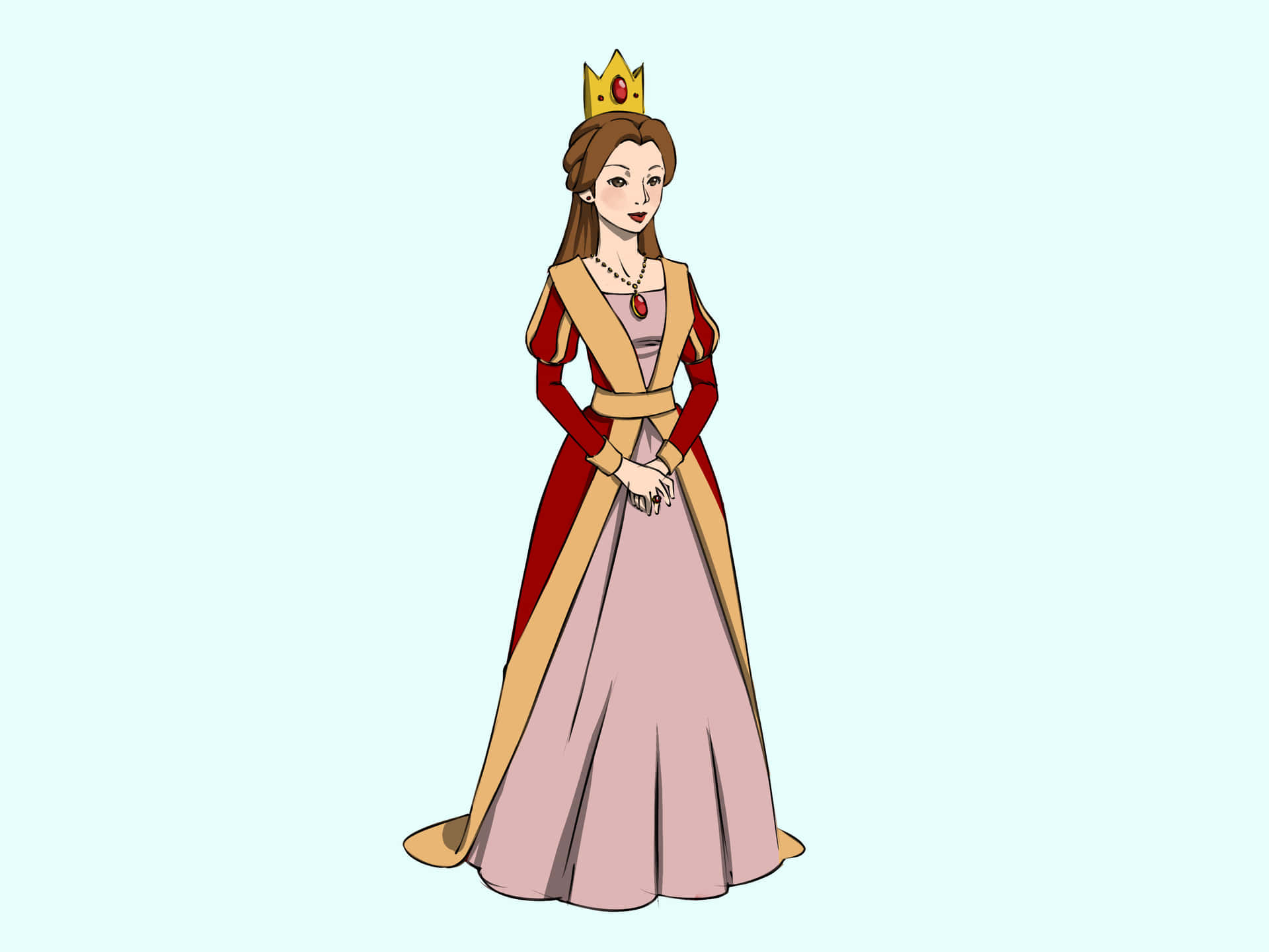 A Grand Vision Of Beauty And Splendor - Cute Queen Background