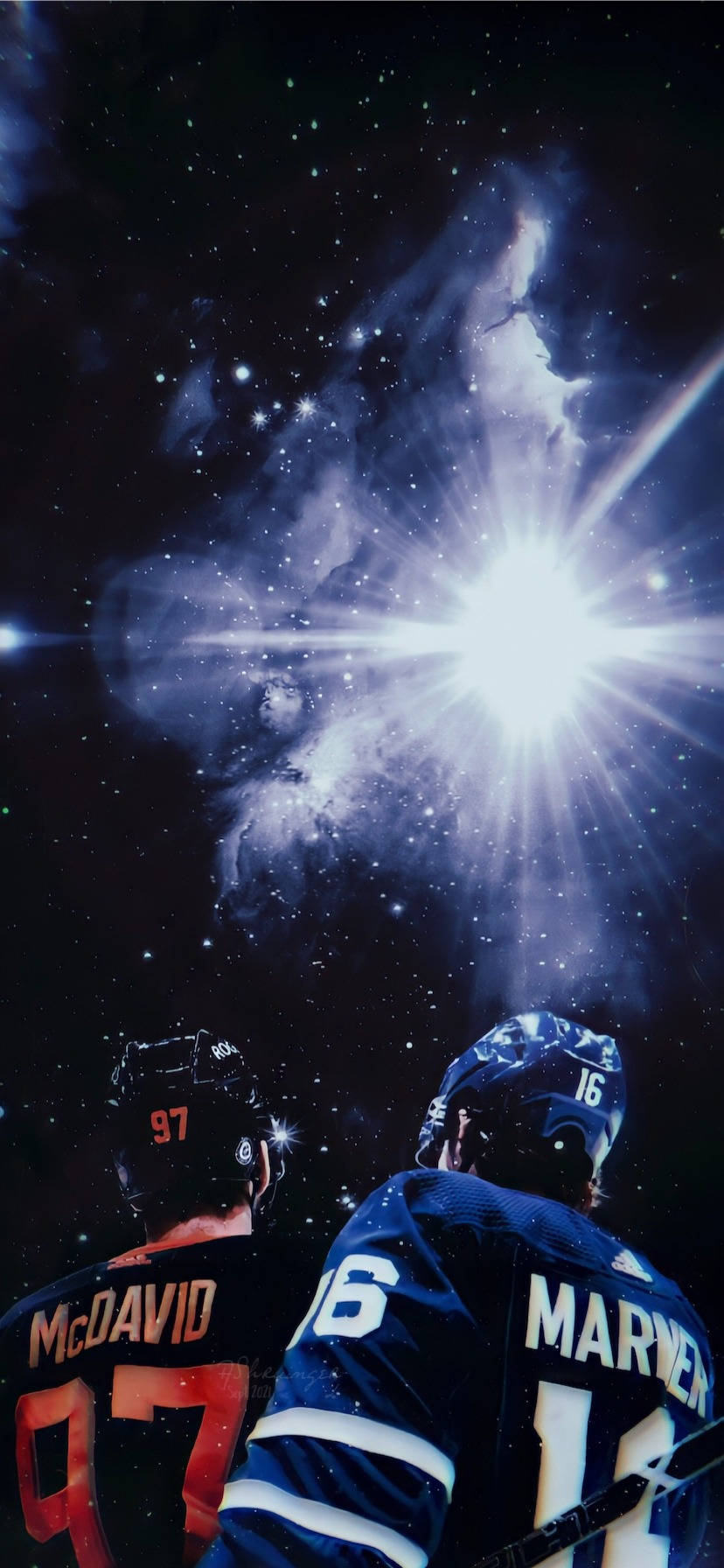 A Graphic Art Design Of Connor Mcdavid Background