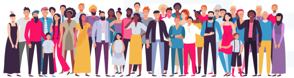 A Graphic Representation Of Inclusive Society Background