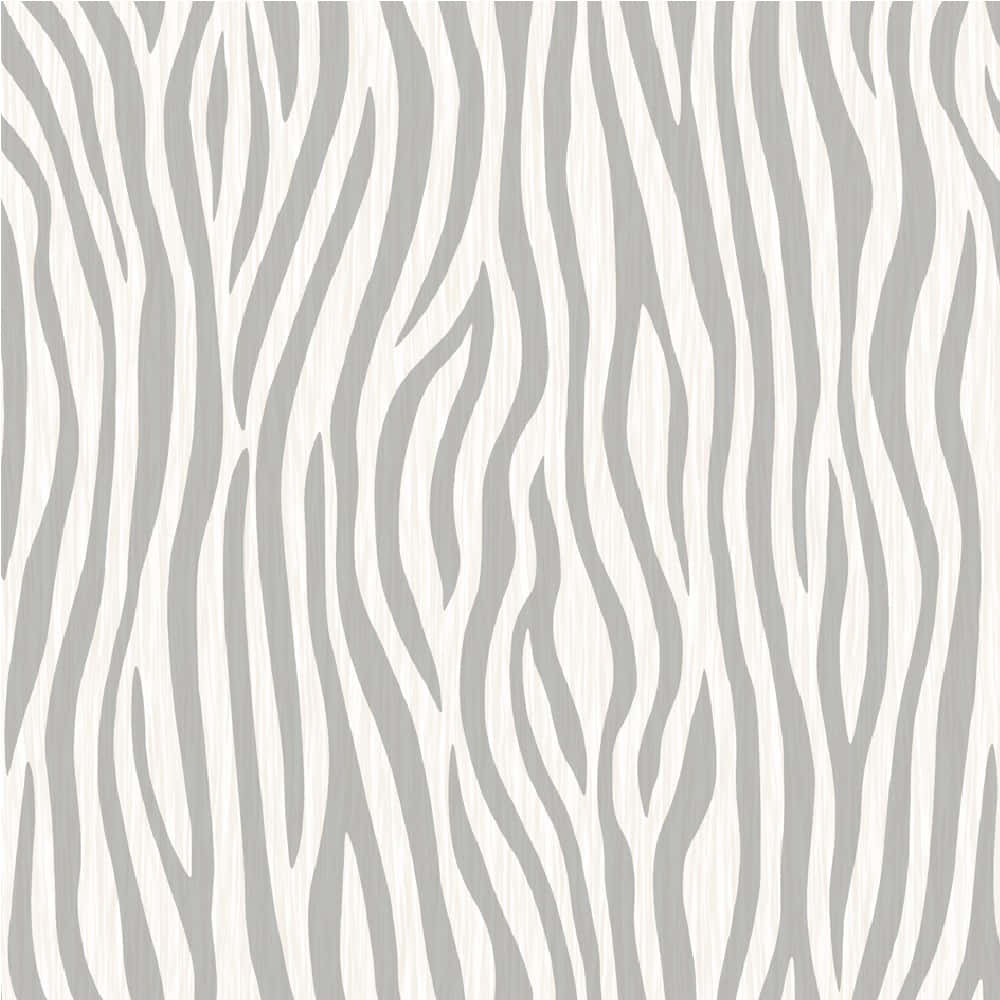 A Gray And White Zebra Print Wallpaper Background