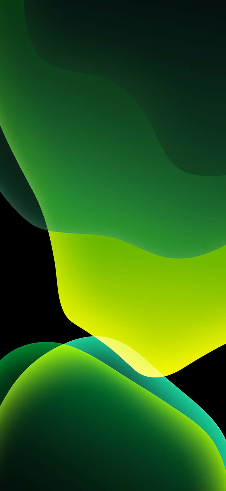 A Green And Black Abstract Background Background