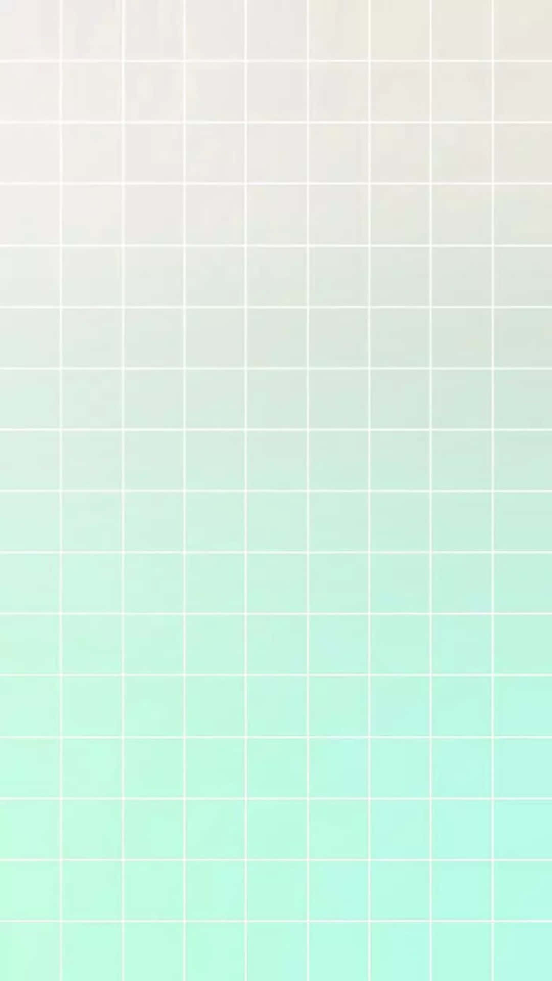 A Green And White Background With A White Grid