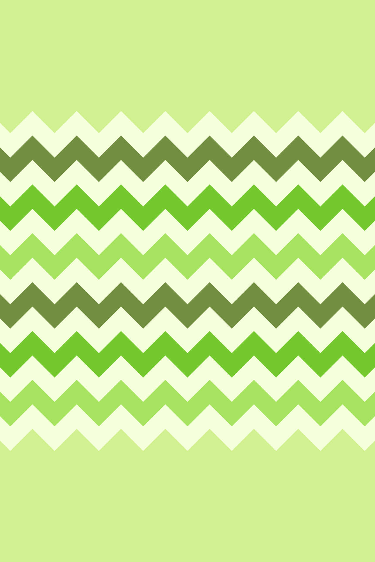 A Green And White Chevron Pattern