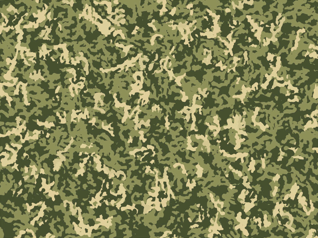 A Green Camouflage Pattern Background