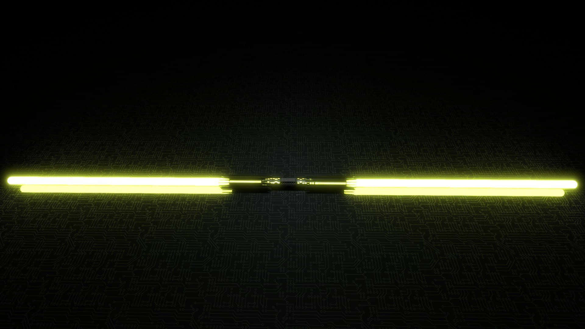 A Green Lightsaber From The World Of Star Wars Background