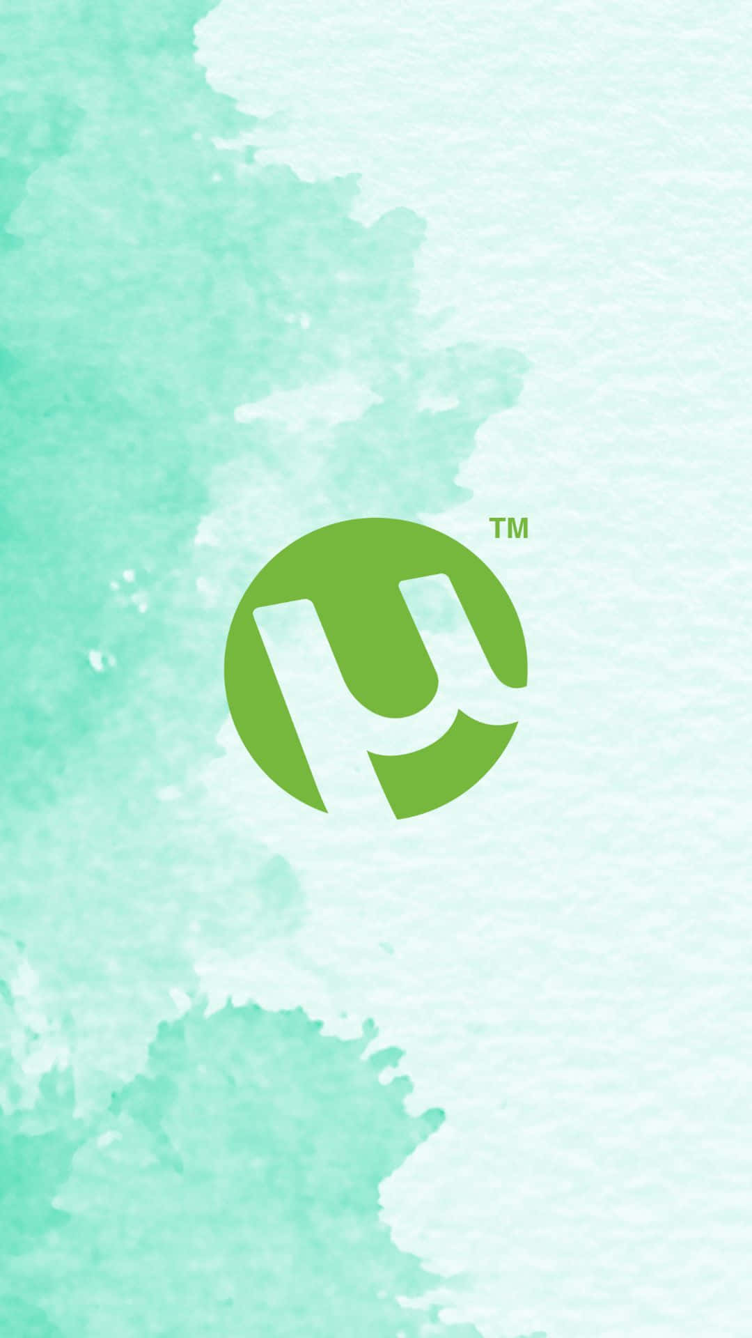 A Green Logo With A Green Background Background