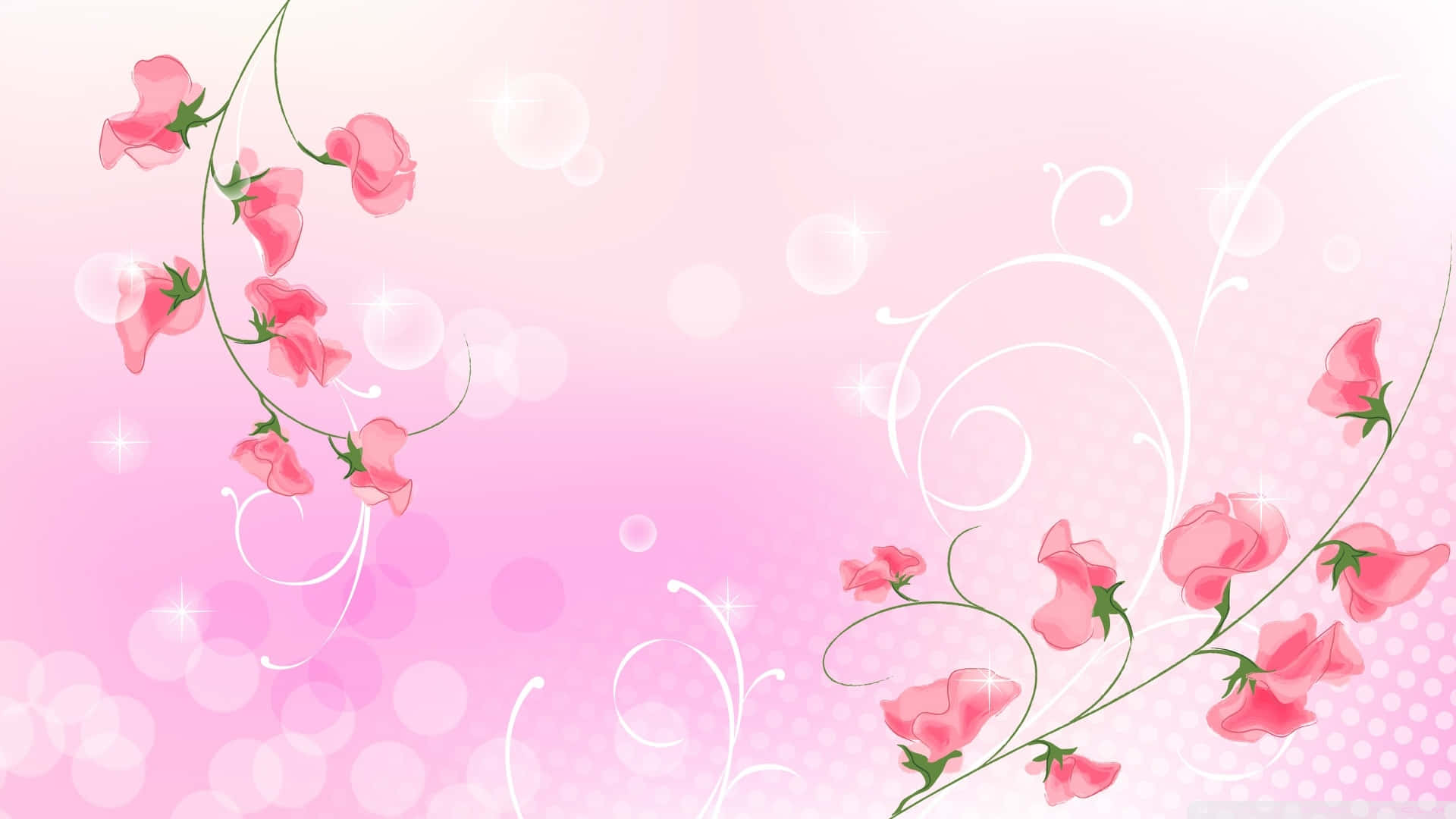 A Grid Of Soft Colored, Delicate Squares On A Simple Pink Background Background