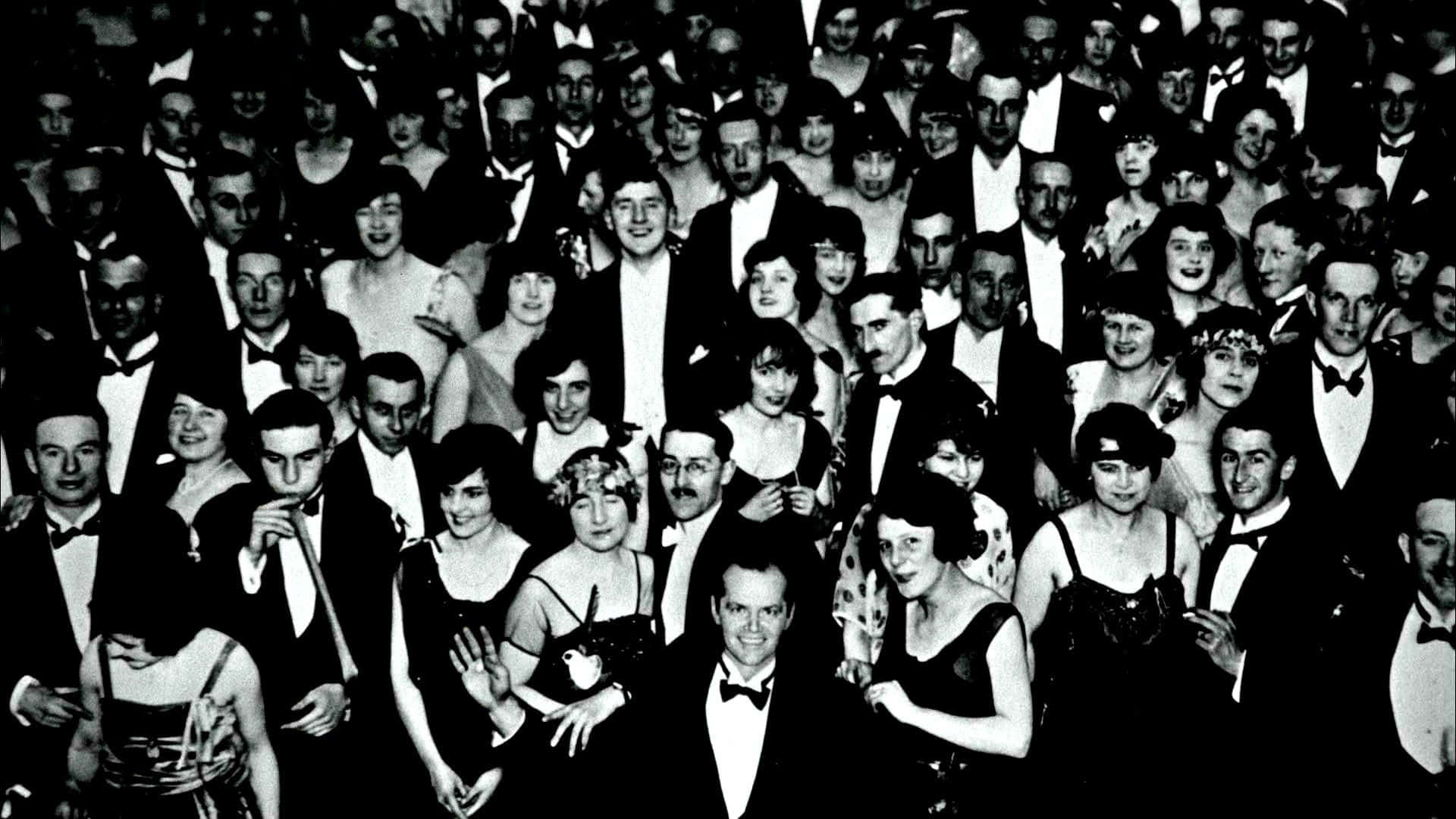 A Group Of People In Tuxedos And Tuxedos Background