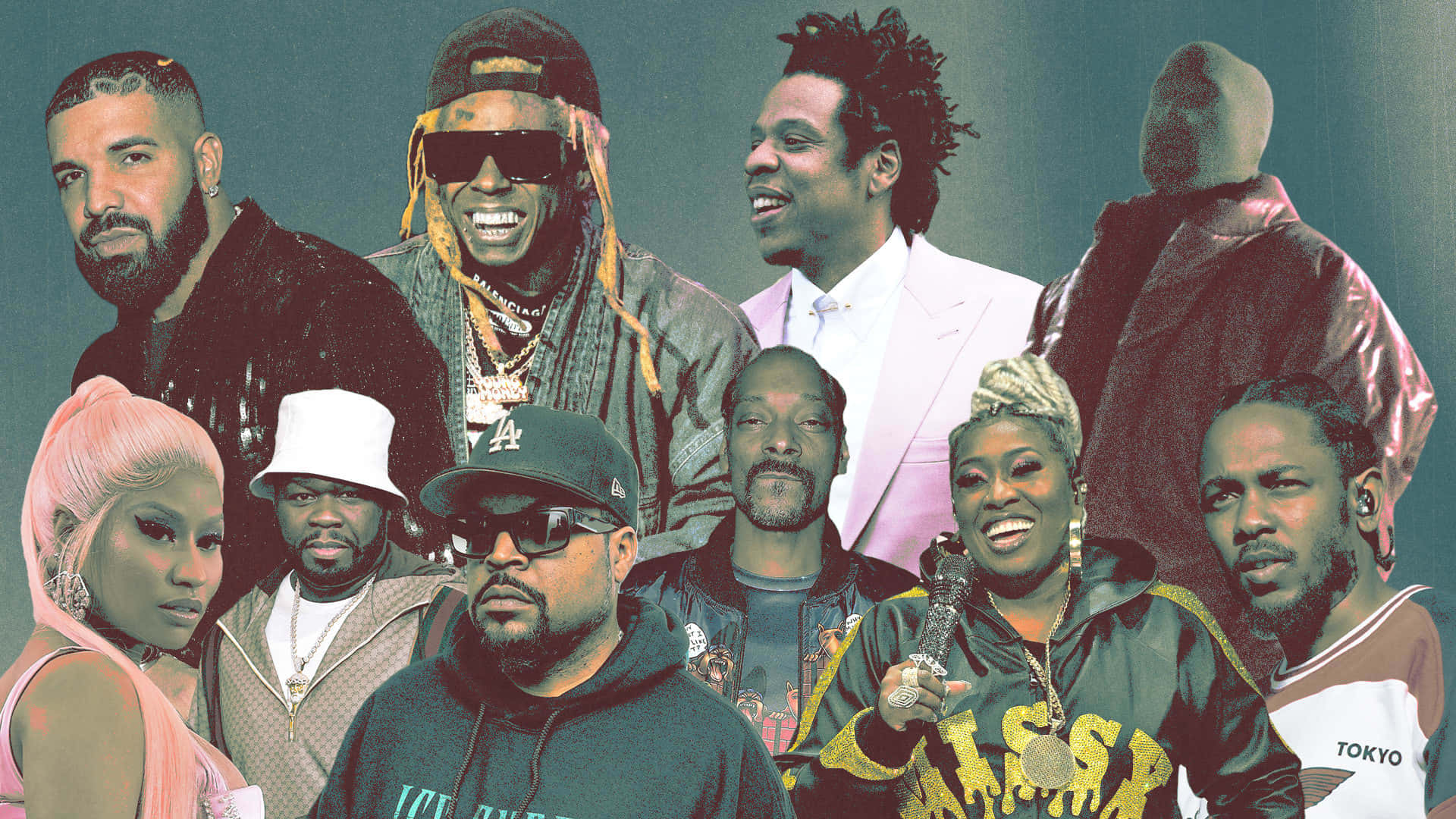 A Group Of People With Dreadlocks And A Hat Background