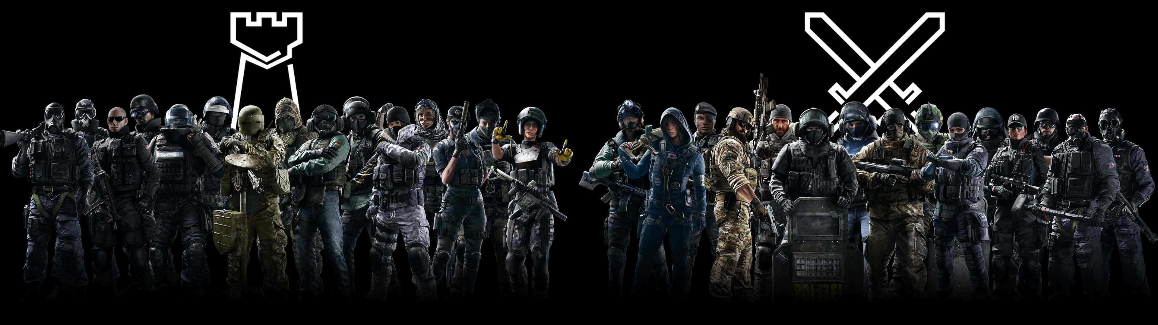 A Group Of Soldiers Standing In Front Of A Black Background Background
