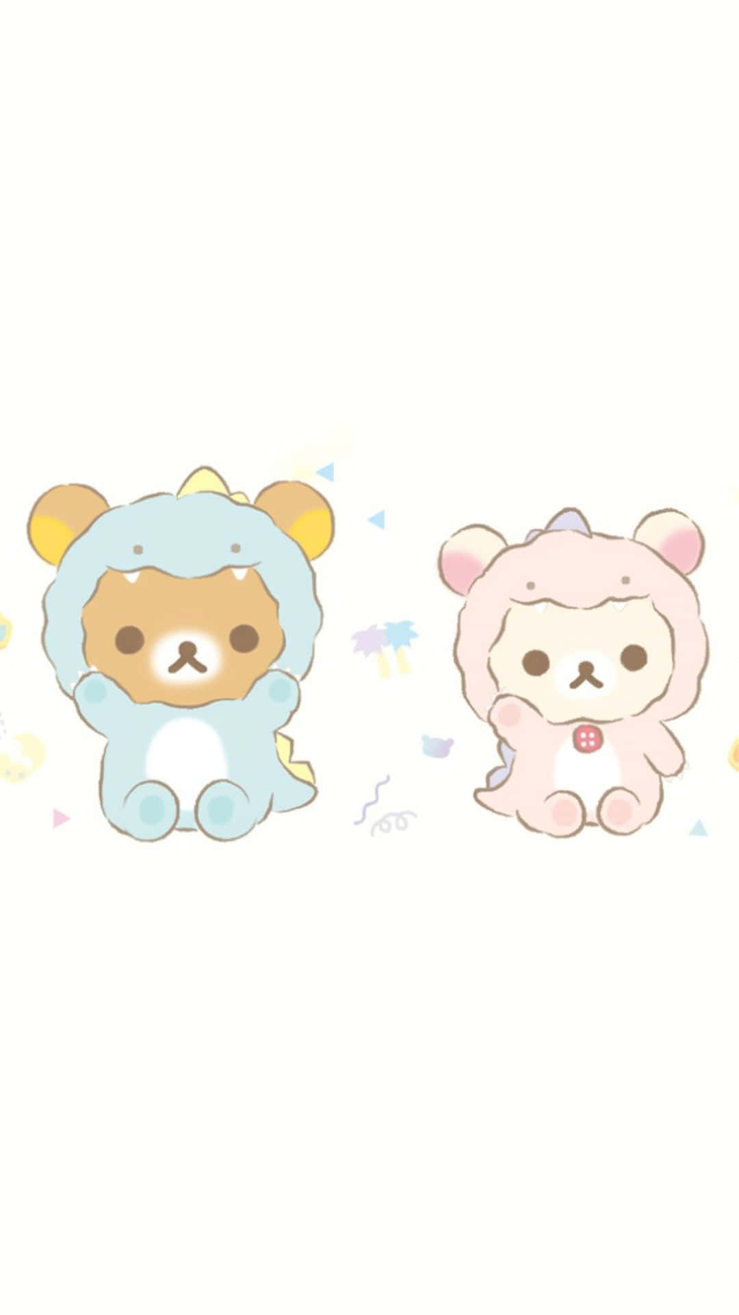 A Group Of Stuffed Animals In Different Colors Background
