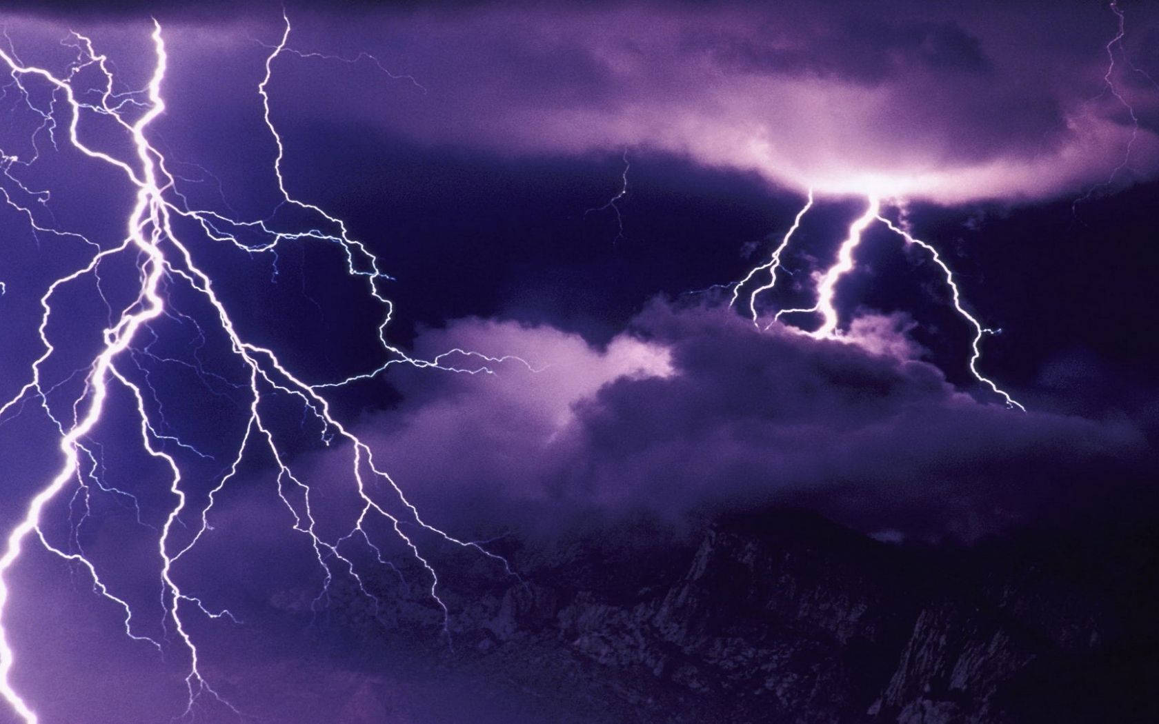 A Haunting Beauty, An Aesthetic Lightning Storm Background