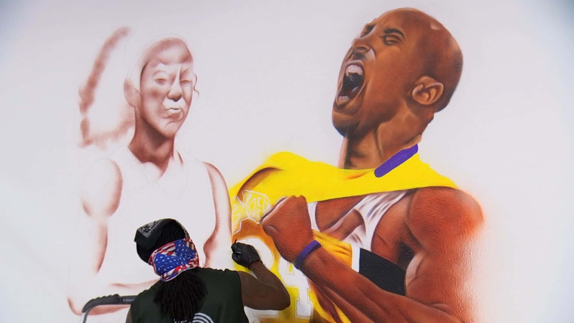 A Heartfelt Tribute To Kobe And Gigi Bryant Background