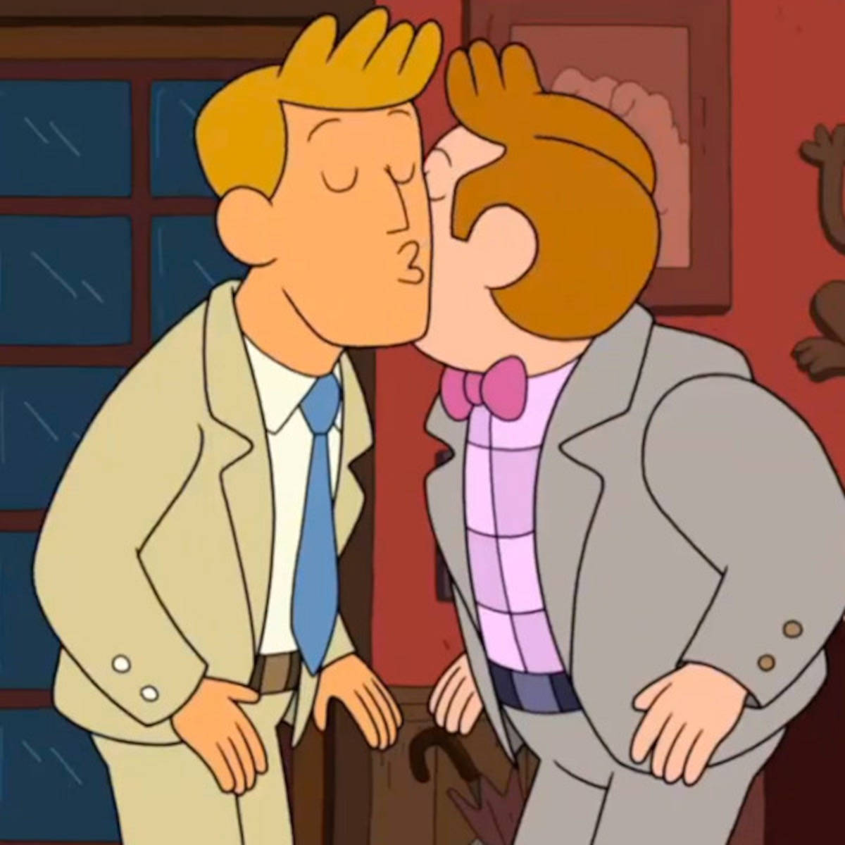 A Heartwarming Moment Between Kevin And His Boyfriend In Clarence Background