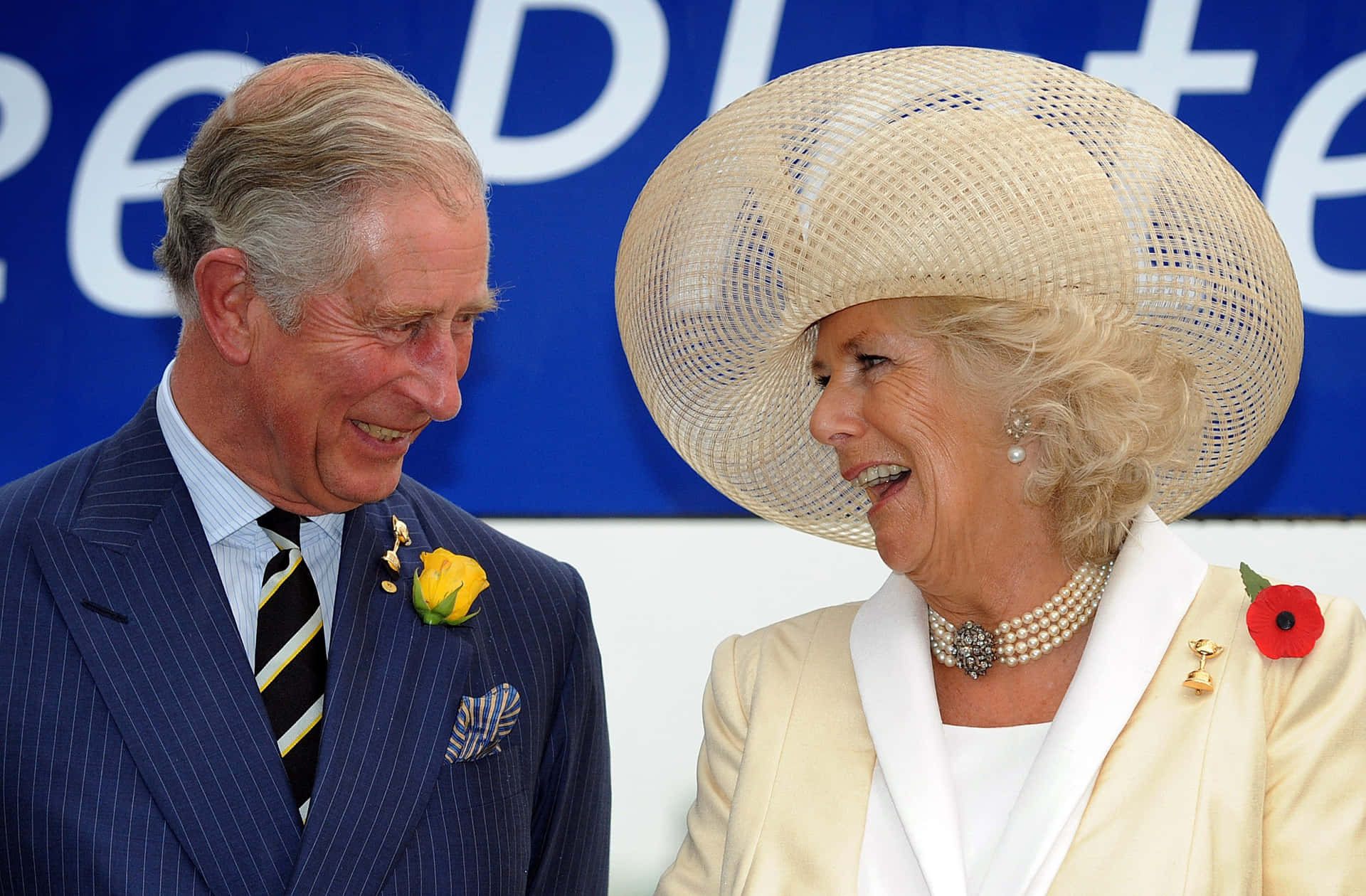 A Heartwarming Moment Of Camilla Laughing With Charles