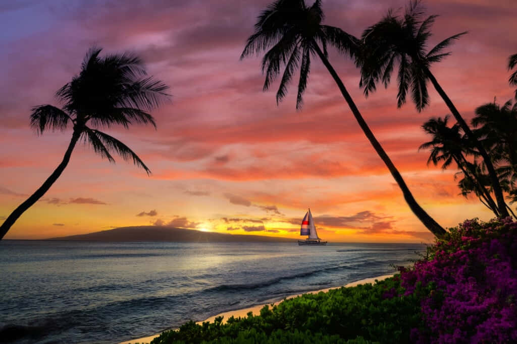 A Heavenly Hawaiian Sunset