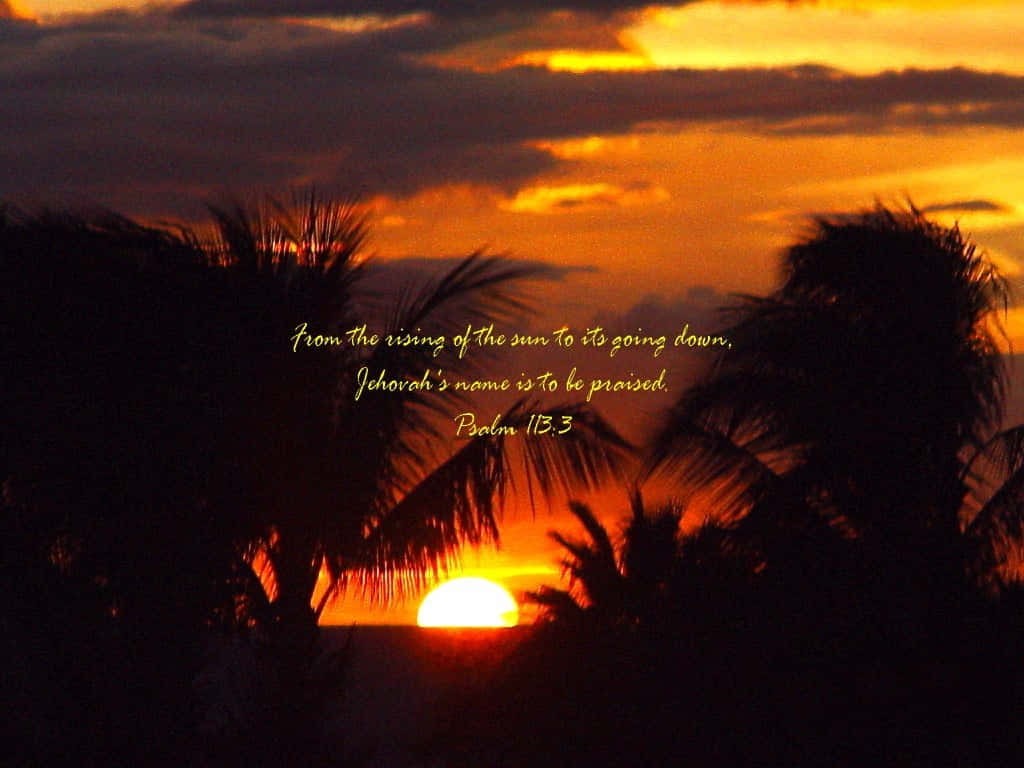 A Heavenly Paradise Of Jehovah Background