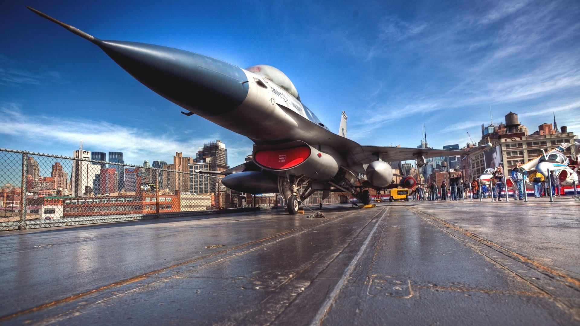 A High-tech 4k Fighter Plane Cruising Through The Sky