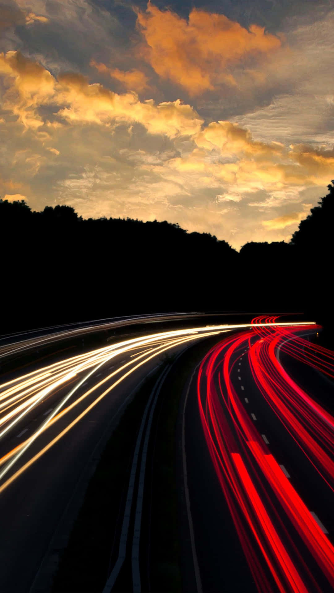 A Highway With Cars On It