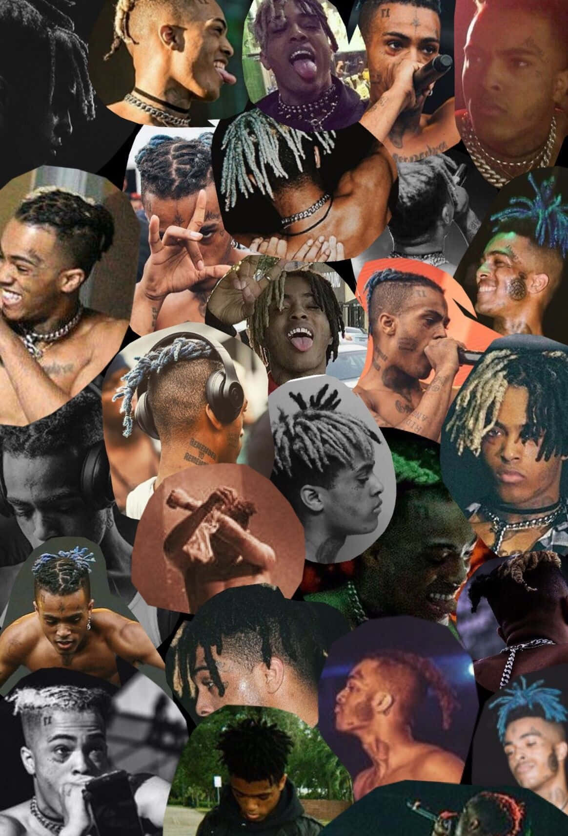 A Hip Hop Collage Of Some Of The Most Iconic Rappers Of All Time Background