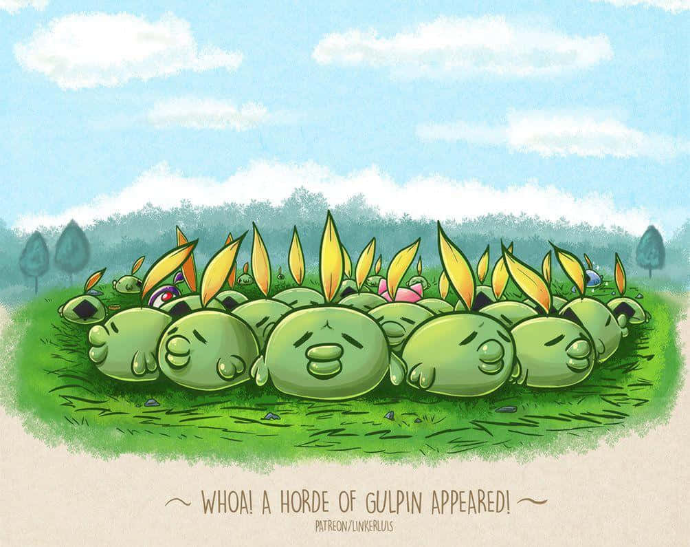 A Horde Of Gulpin Background