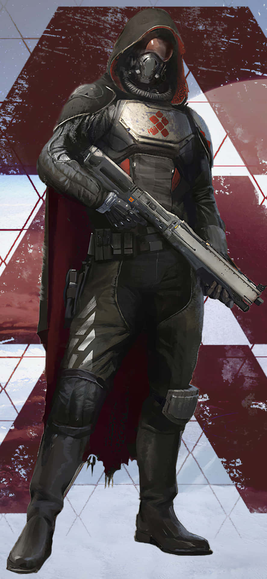 A Hunter Versus A Hive Knight In The Game Of Destiny 2