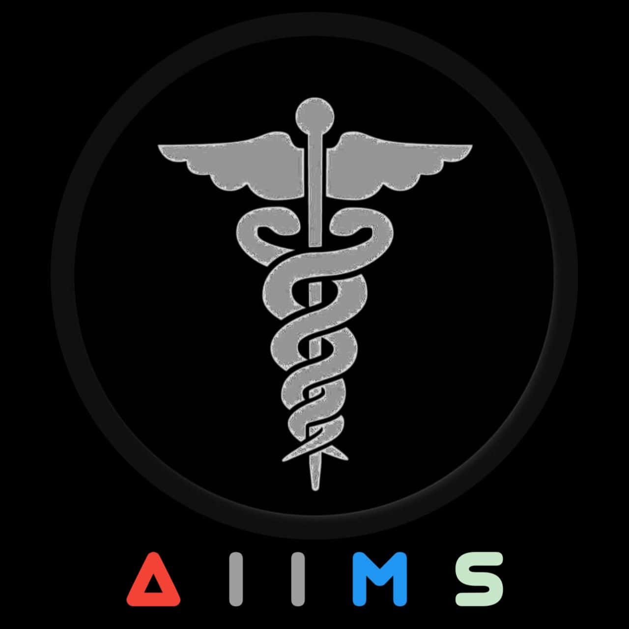 A I I M S Logo Design Background