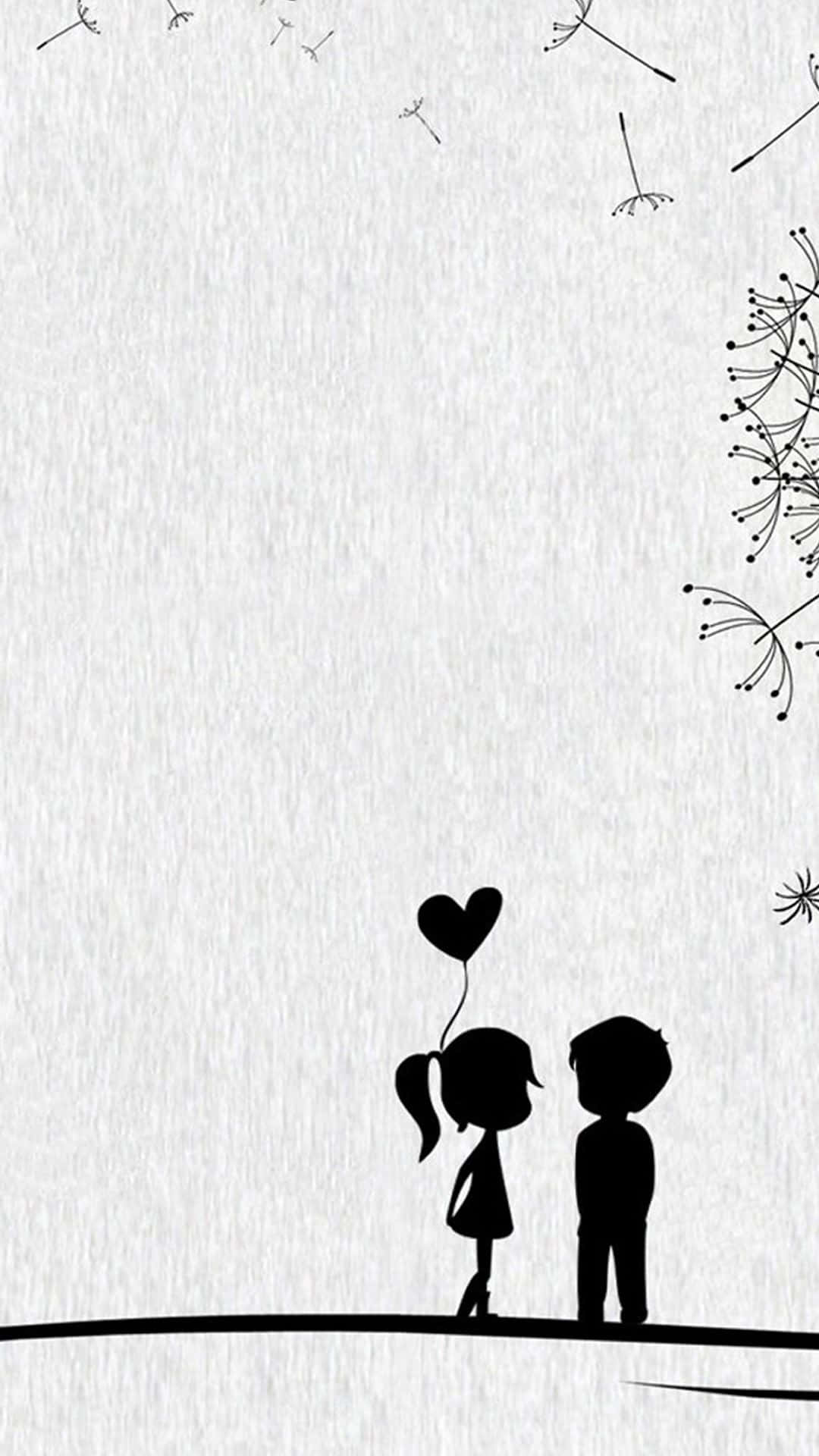 A Iphone Simple Cute Couple Background