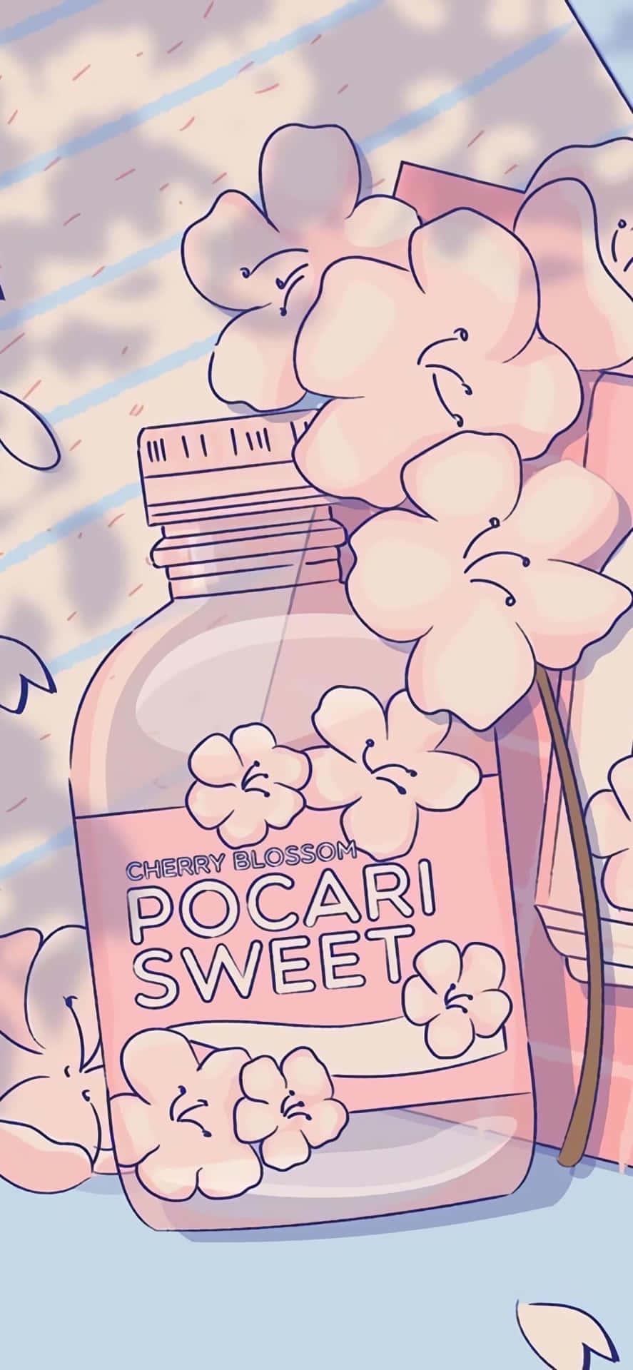 A Kawaii Japanese Cat In A Kimono Background