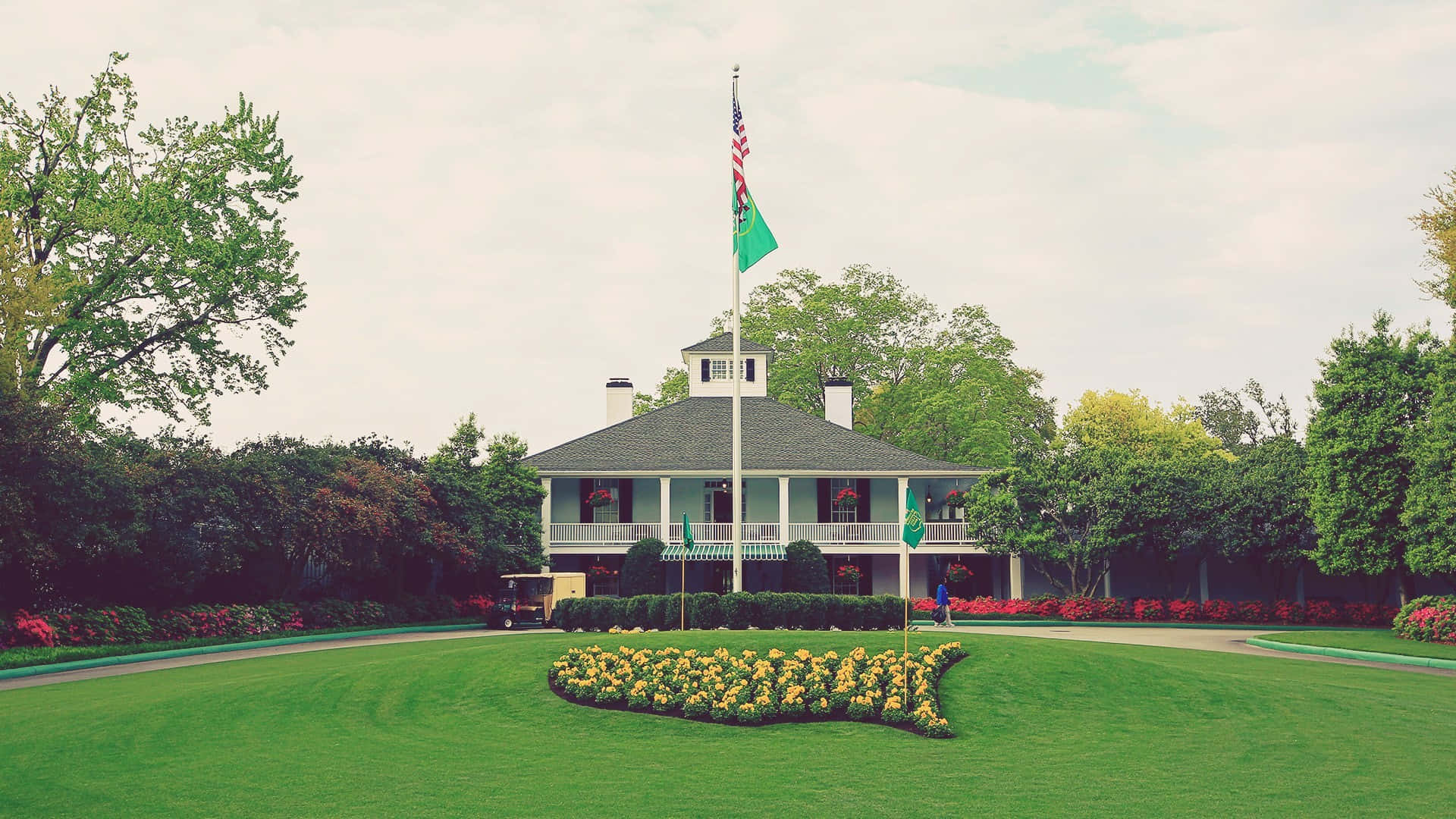 A Large Green Lawn Background