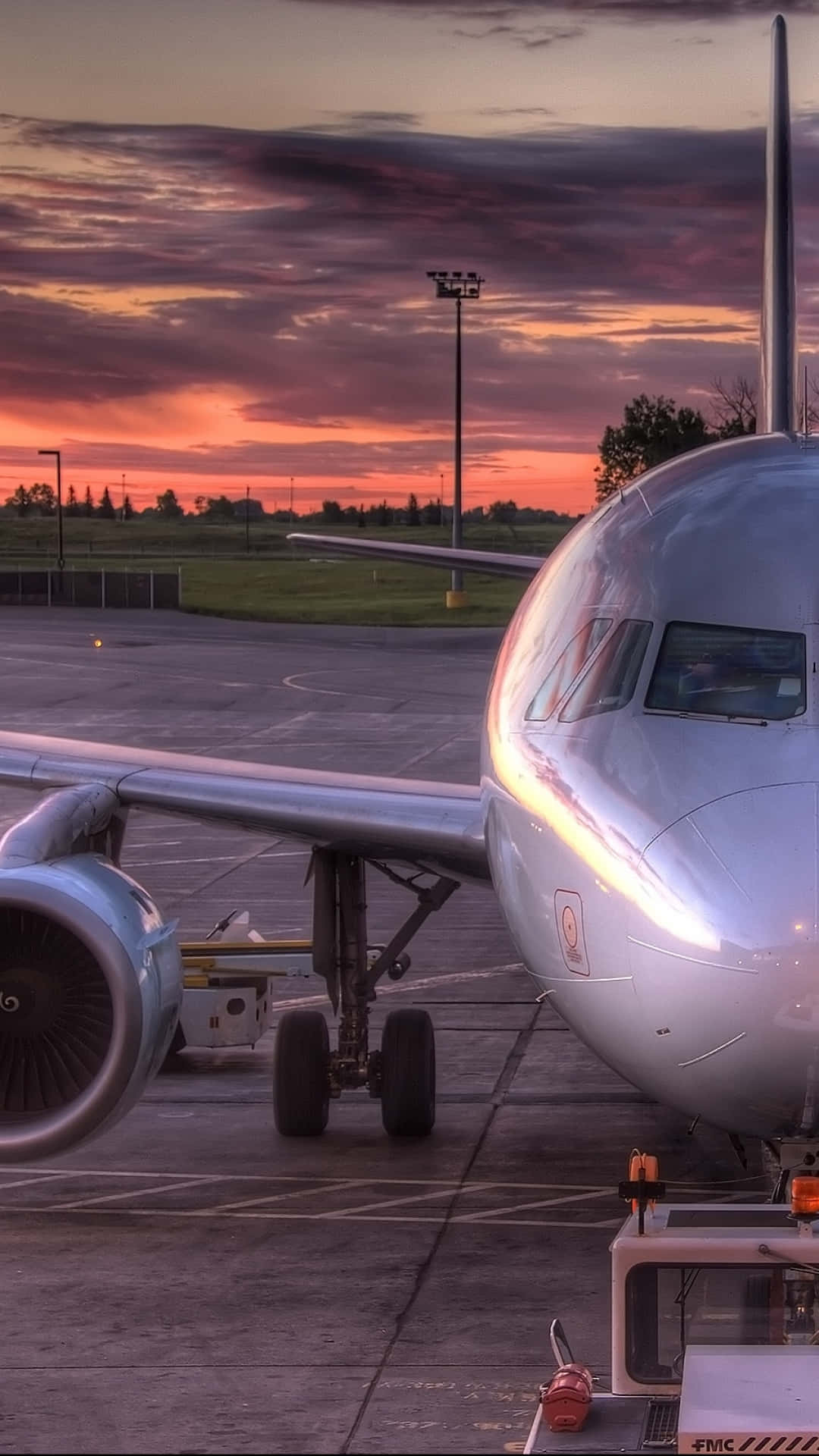 A Large Jet Airplane Background