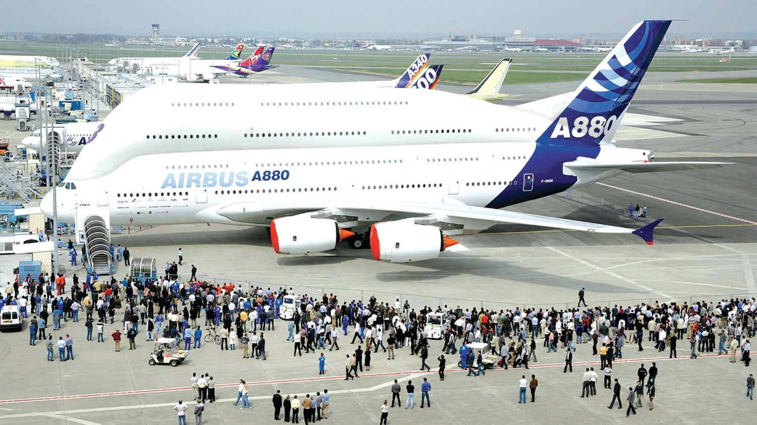 A Large White Airplane