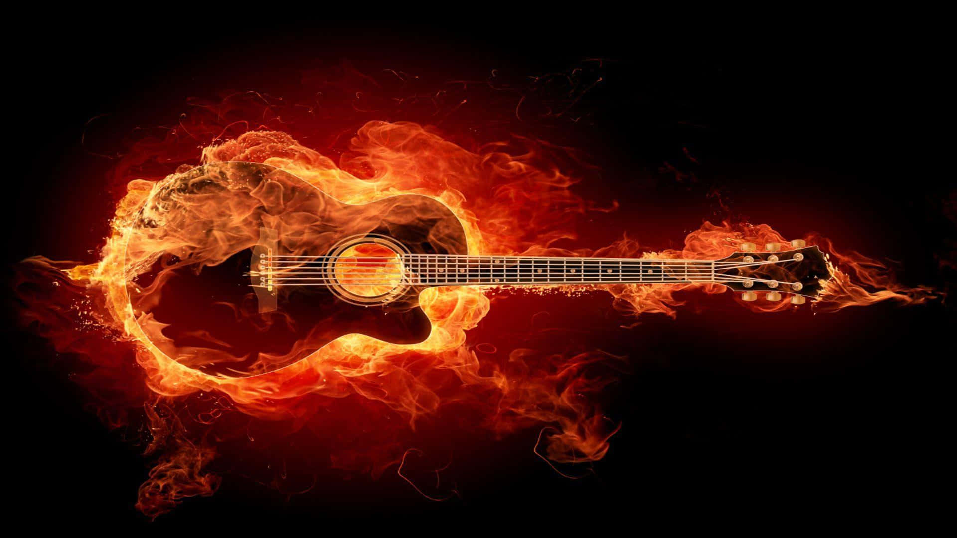 A Legendary Night - Rock Stars Illuminating The Stage Background